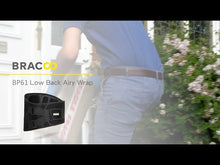 Load and play video in Gallery viewer, NEW ! ! (*patented)&lt;br/&gt;BRACOO BP61 Low Back Airy Wrap with Cushion &amp; Fixation
