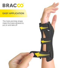 Load image into Gallery viewer, NEW ! ! (*patented)&lt;br/&gt;BRACOO WB50 Wrist Armor Wrap 3D Ergo Fixation &amp; Breathable (FlexiFit)
