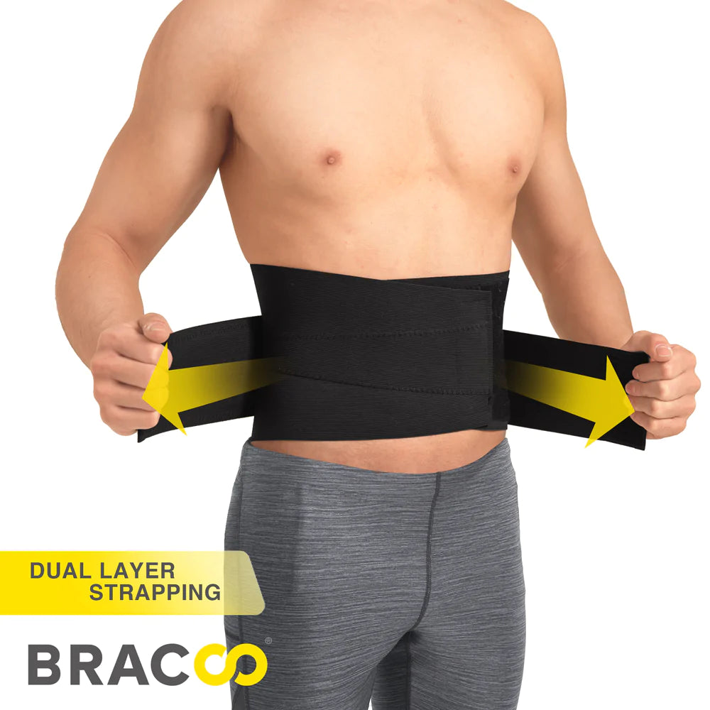 NEW ! ! BRACOO BS33 Low Back Fulcrum Wrap Easyfit with Splint